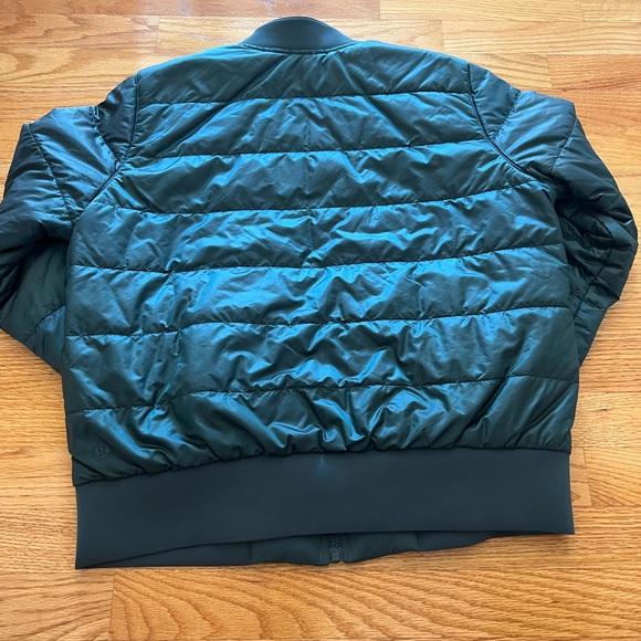 Lululemon green reversible puffer coat - Picture 2 of 6